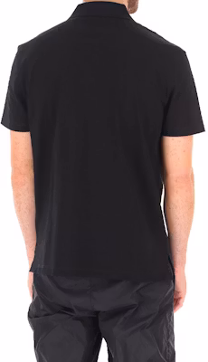 VERSACE Black Medusa Embroidered Short Sleeve Polo Shirt A87427-A237141-A2003 Details for VERSACE Black Medusa Embroidered Short Sleeve Polo Shirt A87427-A237141-A2003