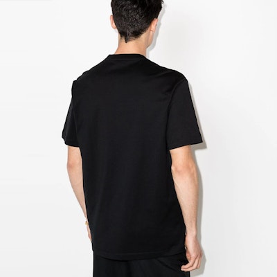 ヴェルサーチ ブラック メデューサ ロゴ 半袖 Tシャツ. A89286-A228806-A1008 Details for ヴェルサーチ ブラック メデューサ ロゴ 半袖 Tシャツ. A89286-A228806-A1008