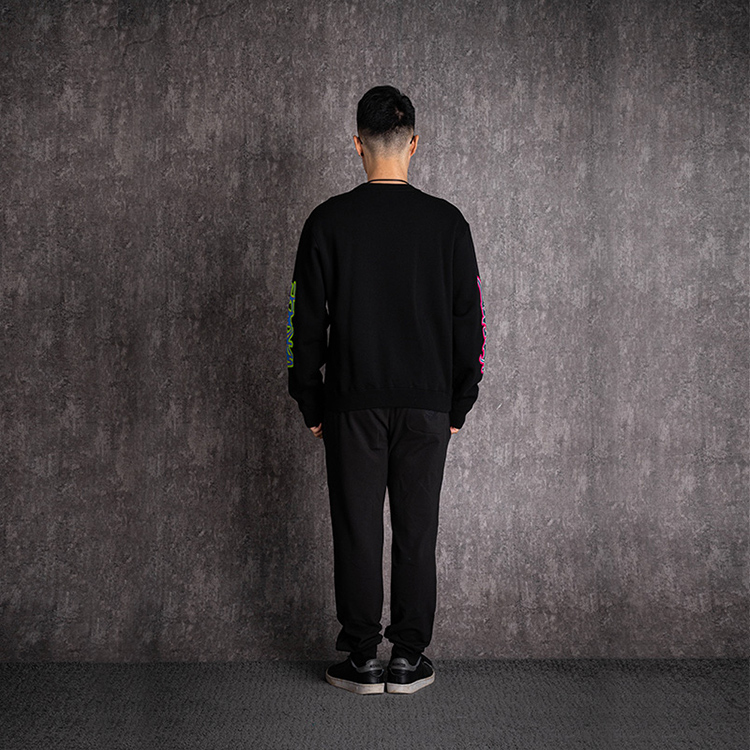 VERSACE Black Medusa Pattern Fleece Pullover Sweatshirt A80431-A226514-A008 圖 7