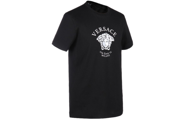 VERSACE Black Medusa Print Short Sleeve T-Shirt A88659-A228806-A1008 圖 4