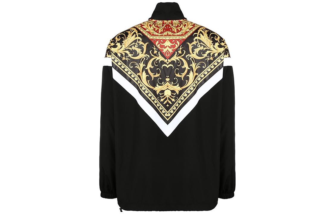 Lookbook VERSACE 黑色印花休閒立領外套 A85246-A232533-A7207