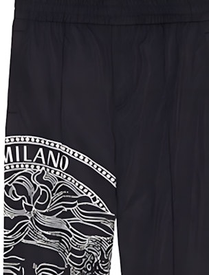 VERSACE Seluar Track Rajut Cetak Hitam A89410-1F00957-1B000 Sizing VERSACE Seluar Track Rajut Cetak Hitam A89410-1F00957-1B000