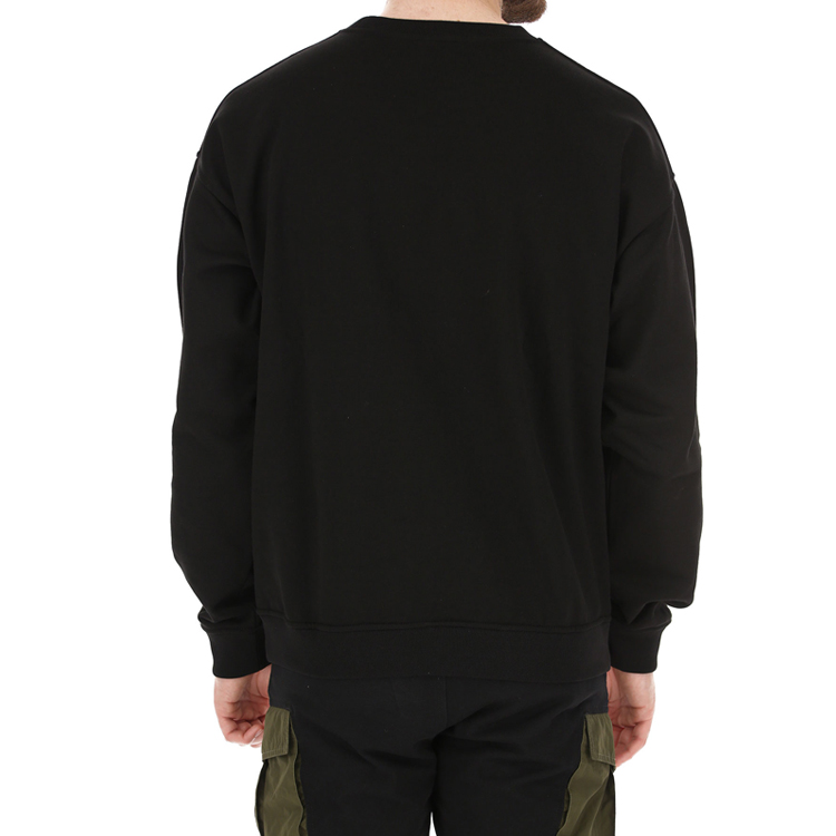 Purchase VERSACE 黑色印花宽松圆领卫衣 A83533-A228146-A008