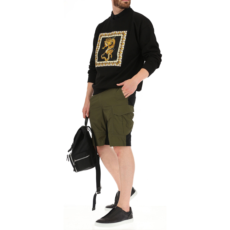 Details for VERSACE 黑色印花宽松圆领卫衣 A83533-A228146-A008