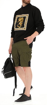 VERSACE 黑色印花宽松圆领卫衣 A83533-A228146-A008 Details for VERSACE 黑色印花宽松圆领卫衣 A83533-A228146-A008