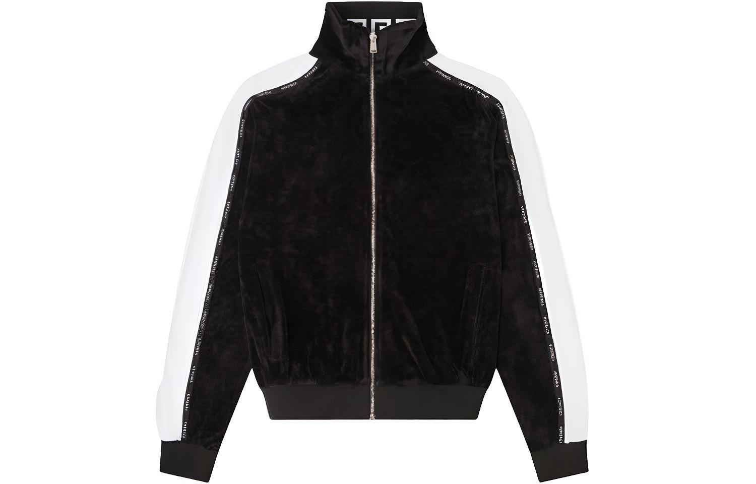 Versace Black Side-Panel Track Jacket A88743-A234742-A1008