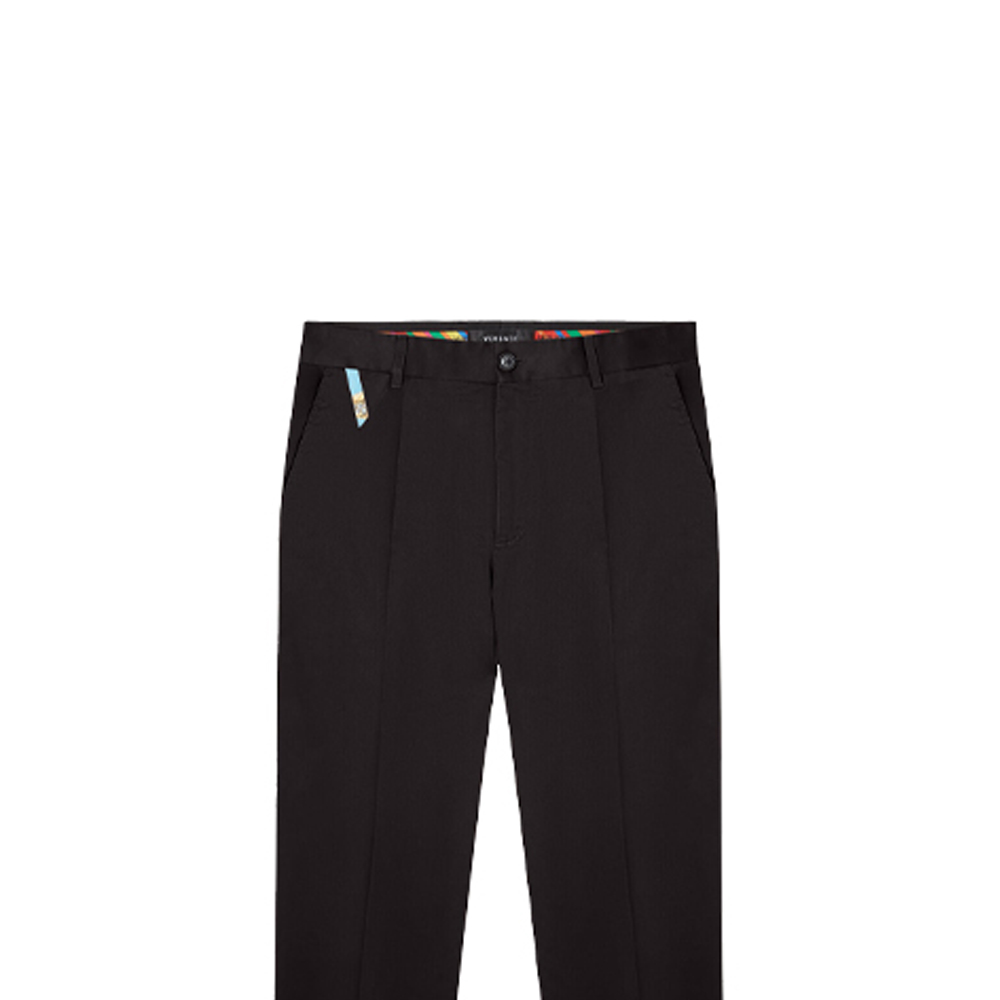 Details for VERSACE Black Solid Wool Casual Trousers A89392-A229959-A1078