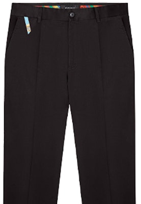 VERSACE Black Solid Wool Casual Trousers A89392-A229959-A1078 Details for VERSACE Black Solid Wool Casual Trousers A89392-A229959-A1078