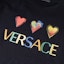 Sizing VERSACE 黑色心形刺绣设计卫衣 A83121-A228146-A008