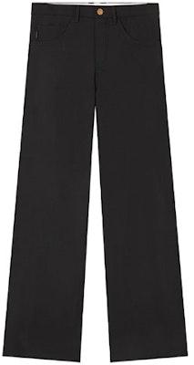 范思哲黑色羊毛混纺休闲裤 A88938-1F01050-1B000 Order 范思哲黑色羊毛混纺休闲裤 A88938-1F01050-1B000