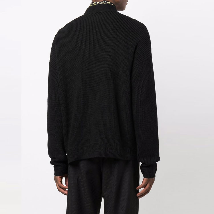 VERSACE Black Wool Knit Pullover Sweater. 1002167-1A01655-1B000 圖 5