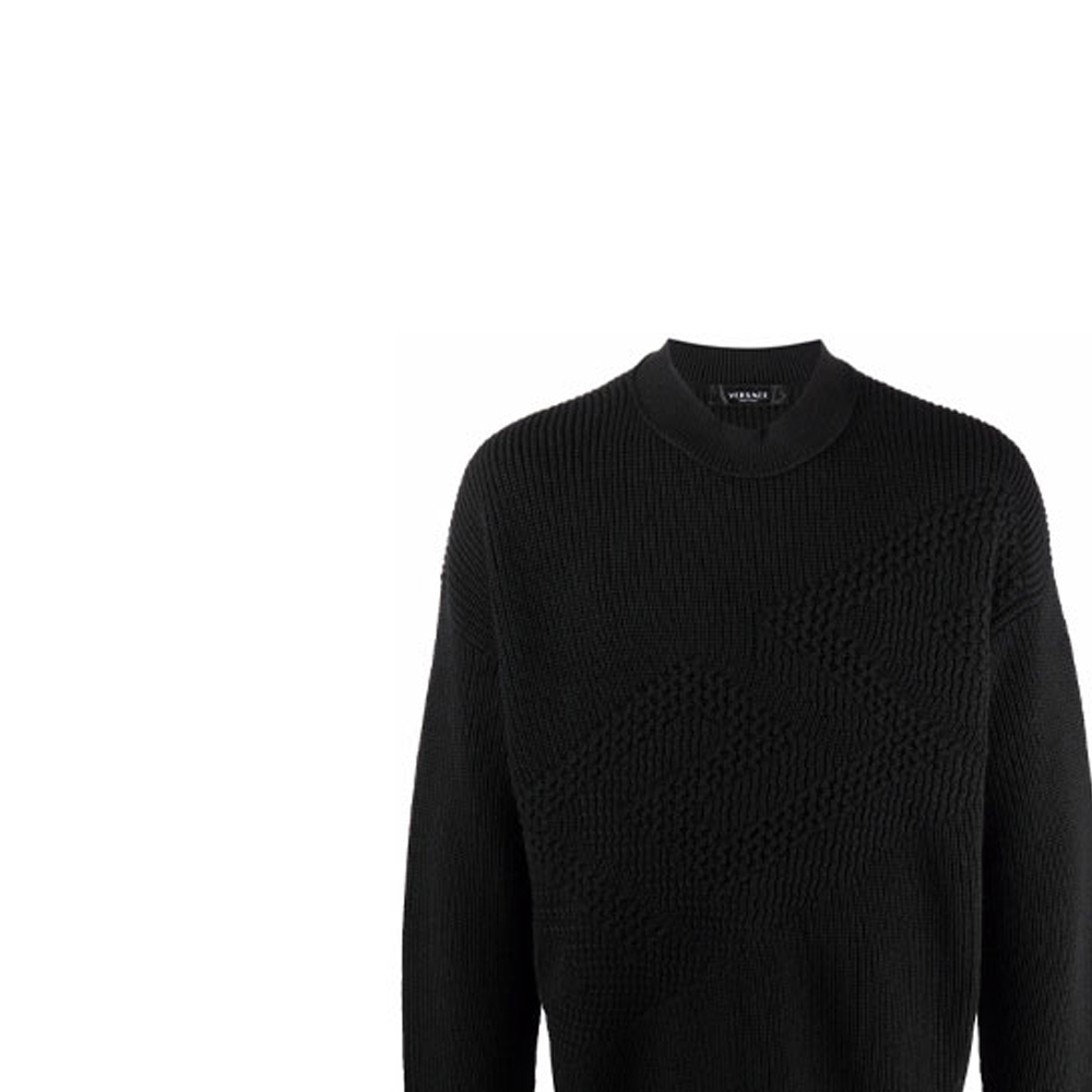 VERSACE Black Wool Knit Pullover Sweater. 1002167-1A01655-1B000 圖 6