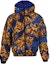 Buy VERSACE Blue Baroque Print Reversible Abstract Hooded Down Jacket. 71GAA422-CQS06-G42
