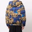 Cheap VERSACE Blue Baroque Print Reversible Abstract Hooded Down Jacket. 71GAA422-CQS06-G42