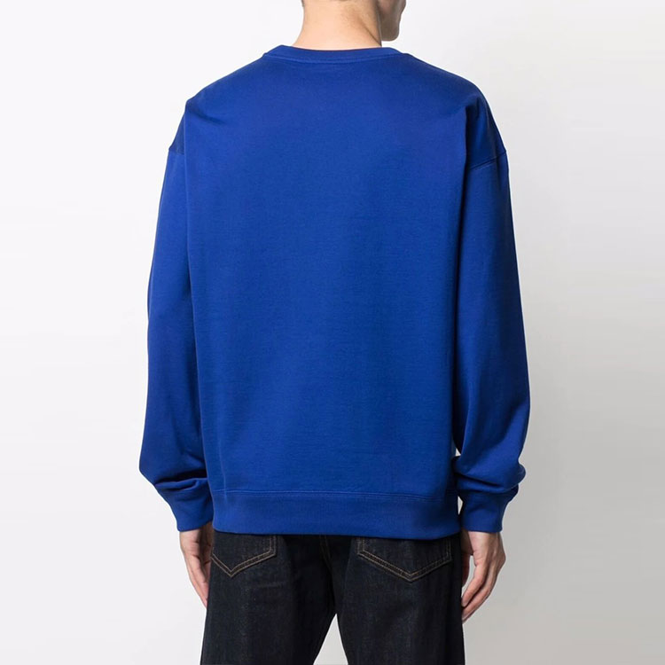 VERSACE Blue Crewneck Sweatshirt with Letter Pattern. 10013771A01015-1U600 圖 5