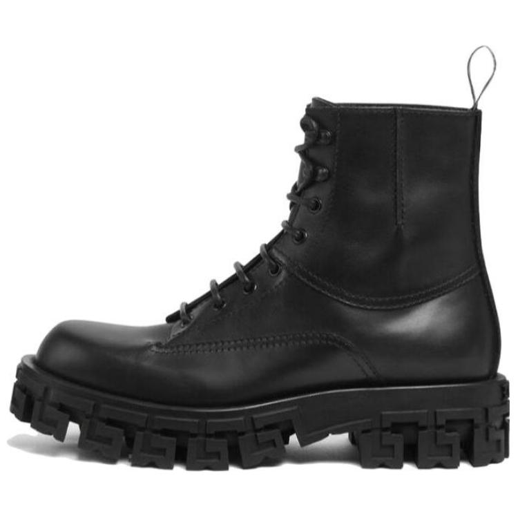 Buy ヴェルサーチ ブラック ブーティ 1011429-1A05956-1B000