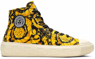 Versace Canvas High 'Barocco Print - Black Gold' DSU8403-DTE4G_5W08V Versace Canvas High 'Barocco Print - Black Gold' DSU8403-DTE4G_5W08V