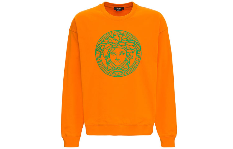 Versace Casual Long Sleeve Sweatshirt Orange A89395-A231242-A1200