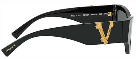 Order Versace Cat-Eye Sunglasses Black (VE4383 GB1/87)
