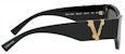 Versace Cat-Eye Sunglasses Black (VE4383 GB1/87)