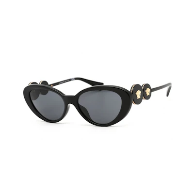Versace Cat Eye Sunglasses Black (VE4433U-GB1/87)