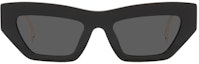 Order ヴェルサーチ キャットアイ サングラス 黒/灰 (VE4432U)