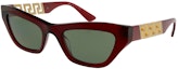Buy Versace Cateye Sunglasses Transparent Red/Green (0VE4419 388/2)