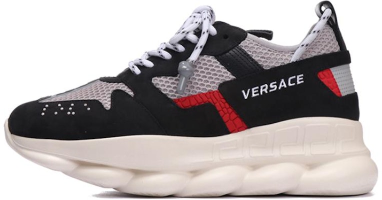 VERSACE 范思哲 編織 系帶圓頭 低幫 運動休閒鞋 男款 黑色 Buy VERSACE 范思哲 編織 系帶圓頭 低幫 運動休閒鞋 男款 黑色