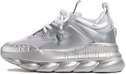 VERSACE 范思哲 低幫繫帶運動休閒鞋 銀色 Buy VERSACE 范思哲 低幫繫帶運動休閒鞋 銀色