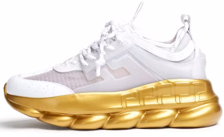 Versace Chain Reaction 'White Gold' DSU7071E-D9TCG_D01O Versace Chain Reaction 'White Gold' DSU7071E-D9TCG_D01O