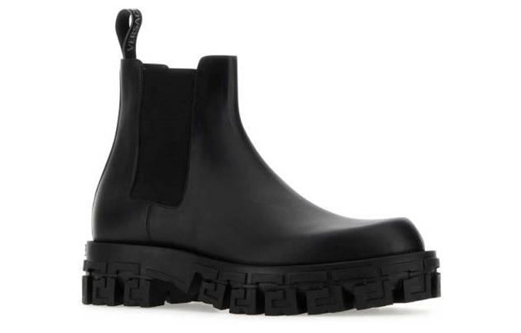 Order Versace Chelsea Boots 'Lengan Simple Hitam' 1010563-1A05956_1B000