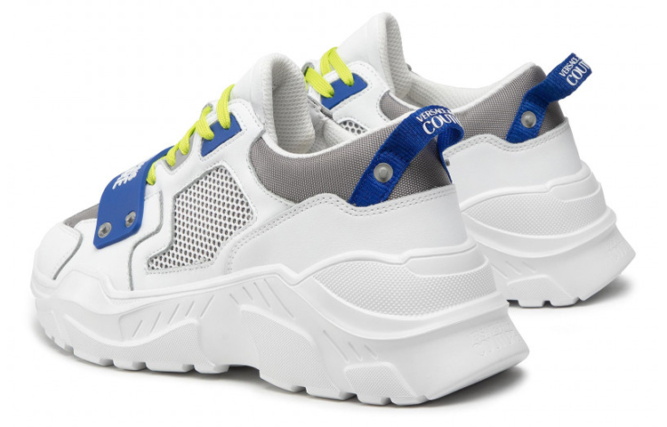 Versace Chunky Logo Sneaker 'White Blue Green' 圖 4