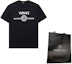 Shop VERSACE 經典 Medusa 標誌黑色男款短袖T恤 A87573-A228806-A1008