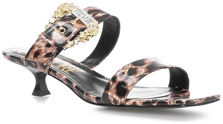 Versace Classic Stiletto Sandals 'Brown' 72VA3S407198221Y4V Lookbook Versace Classic Stiletto Sandals 'Brown' 72VA3S407198221Y4V