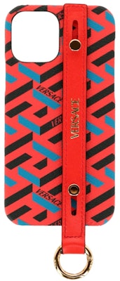 Versace Coated Canvas La Greca iPhone 12 Case Orange Buy Versace Coated Canvas La Greca iPhone 12 Case Orange