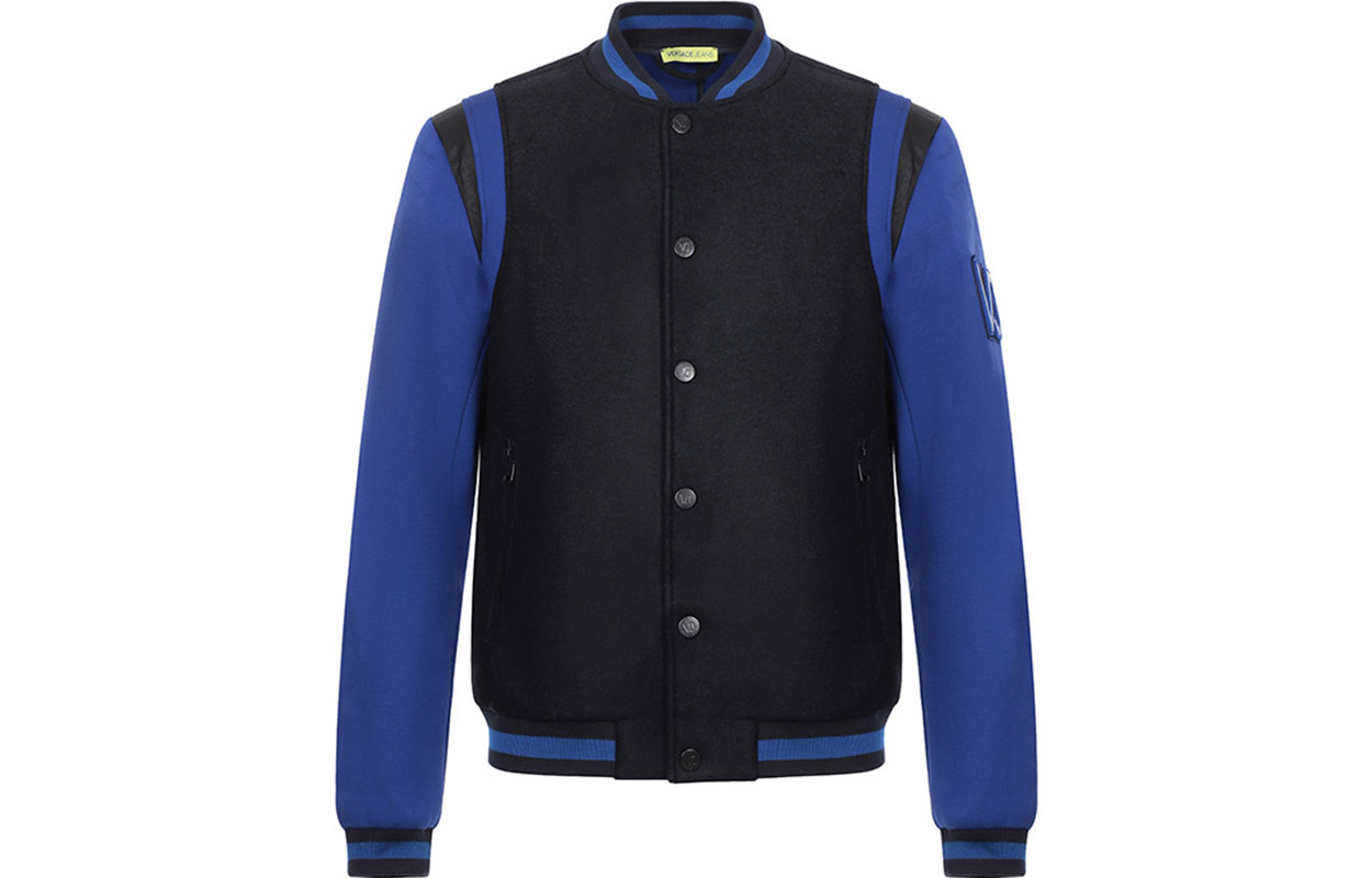 Versace Color-Blocked Zip-Up Jacket C1GSA938-05466-L21