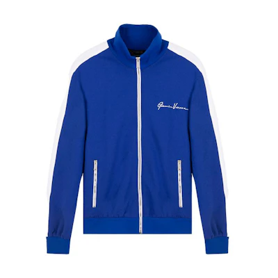 Versace Colorblock Logo Print Jacket - Blue A84837-A229937-A2064