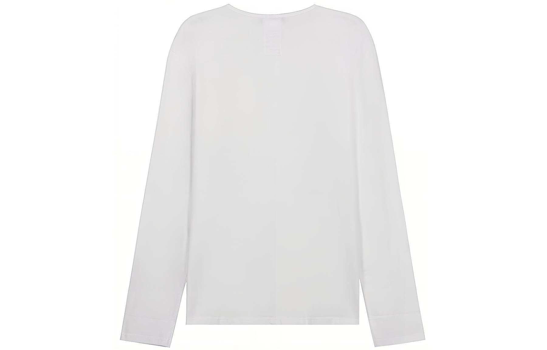 Lookbook VERSACE 棉質長袖圓領T恤 2件裝 - 白色 AU10197-A232741-A1001