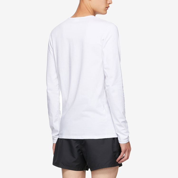 Purchase VERSACE 棉質長袖圓領T恤 2件裝 - 白色 AU10197-A232741-A1001