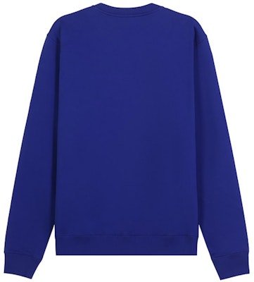 范思哲棉质标志圆领卫衣 - 皇家蓝 A87574-A231242-1U600 Lookbook 范思哲棉质标志圆领卫衣 - 皇家蓝 A87574-A231242-1U600
