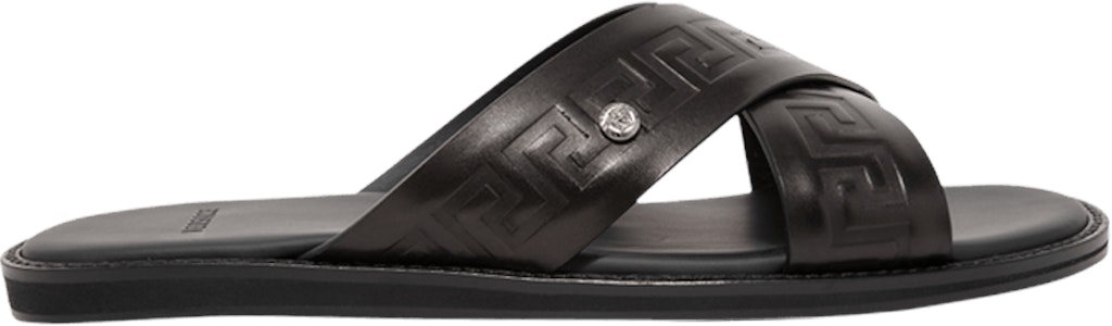 ヴェルサーチ クリスクロス サンダル ''ブラック'' DSU7871-DVIGEC-D41E Buy ヴェルサーチ クリスクロス サンダル ''ブラック'' DSU7871-DVIGEC-D41E