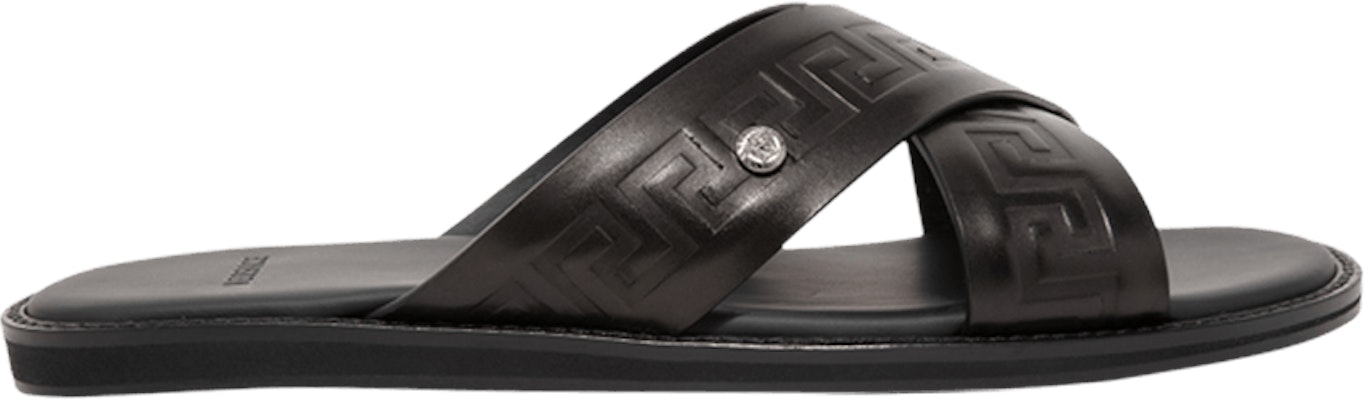 Versace Criss-Cross Sandal 'Black' DSU7871-DVIGEC-D41E Buy Versace Criss-Cross Sandal 'Black' DSU7871-DVIGEC-D41E