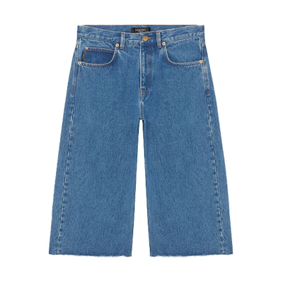 Versace Cropped Blue Denim Jeans A88652-1F00555-1D030
