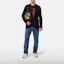 Lookbook VERSACE Crystal Logo Crewneck Black T-Shirt for Men 1003930-1A02798-1B000