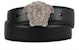Versace Crystal Medusa Leather Belt Black