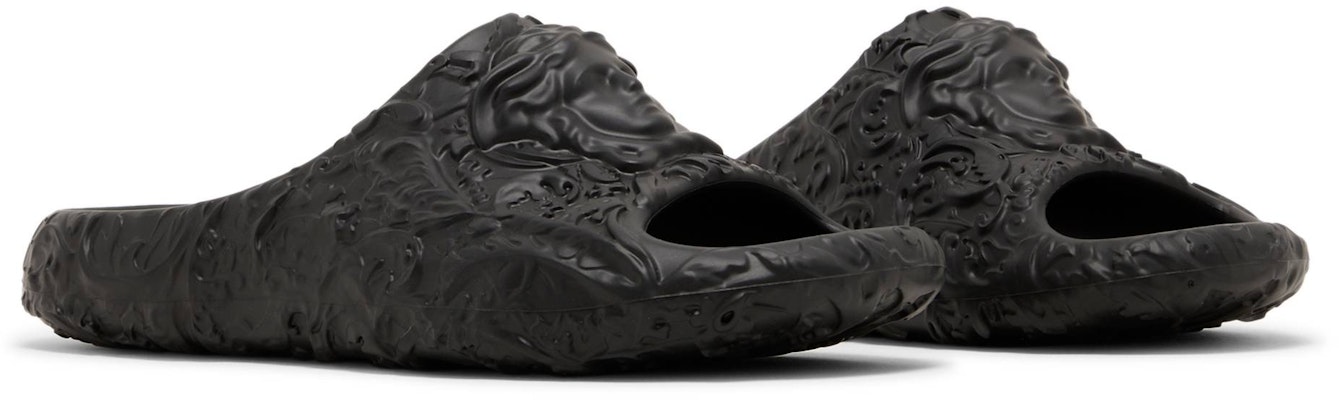 Versace Dimension Selipar Kolam 'Hitam' 1005746-1A03446-1B000 Cheap Versace Dimension Selipar Kolam 'Hitam' 1005746-1A03446-1B000