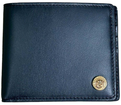 Versace Embedded Medusa Accents Wallet Black Buy Versace Embedded Medusa Accents Wallet Black