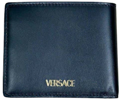 Order Versace Embedded Medusa Accents Wallet Black