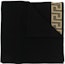 Buy Versace Embroidered Knit Cotton Scarf Black 10065571A045651B000