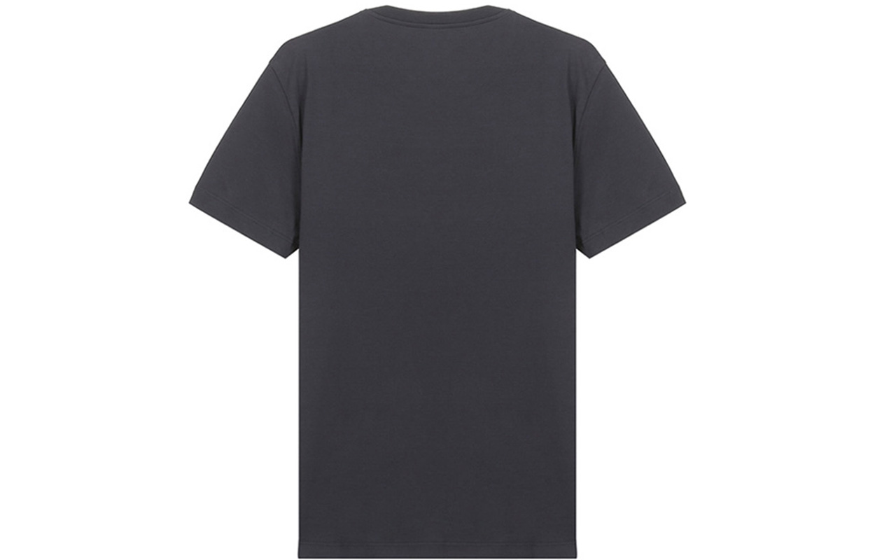 VERSACE Embroidered Logo Slim Fit Crew Neck Navy Blue T-Shirt. A89019-A228806-A1382 圖 3